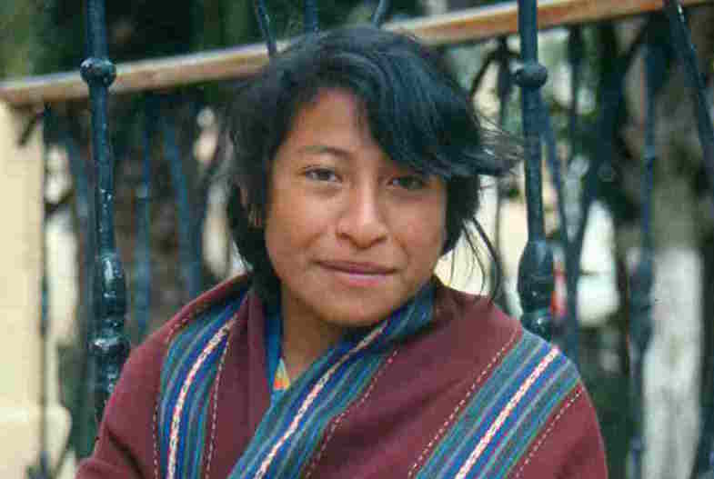 Maya girl in San Cristobal